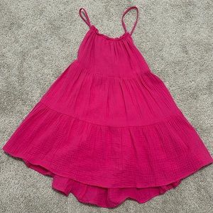 Hot pink summer dress or cover up